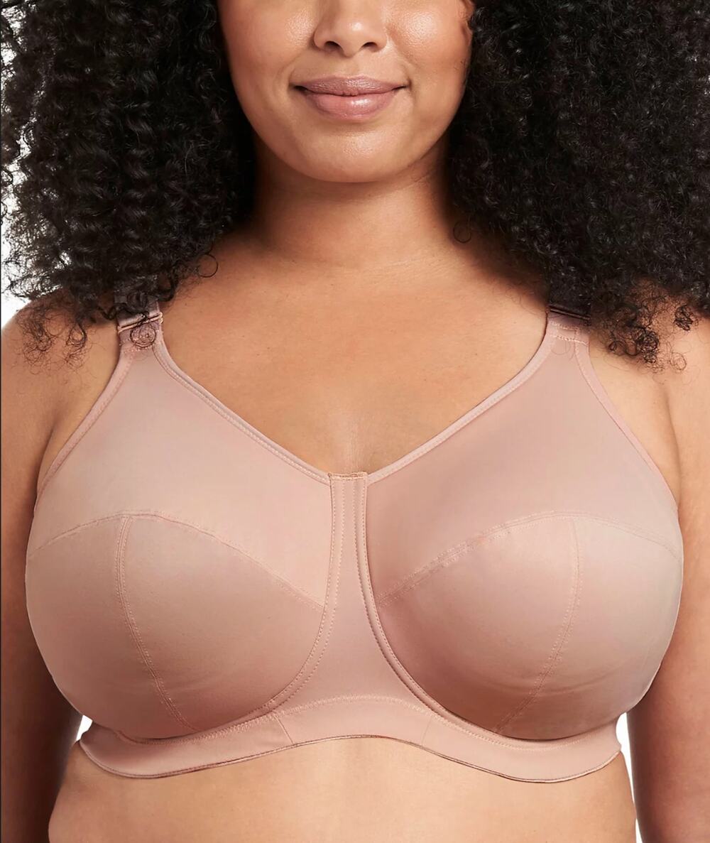 US 42K UK 42H Goddess Plus Size Celeste Soft Cup Bra  fawn tan beige GD6113FAN